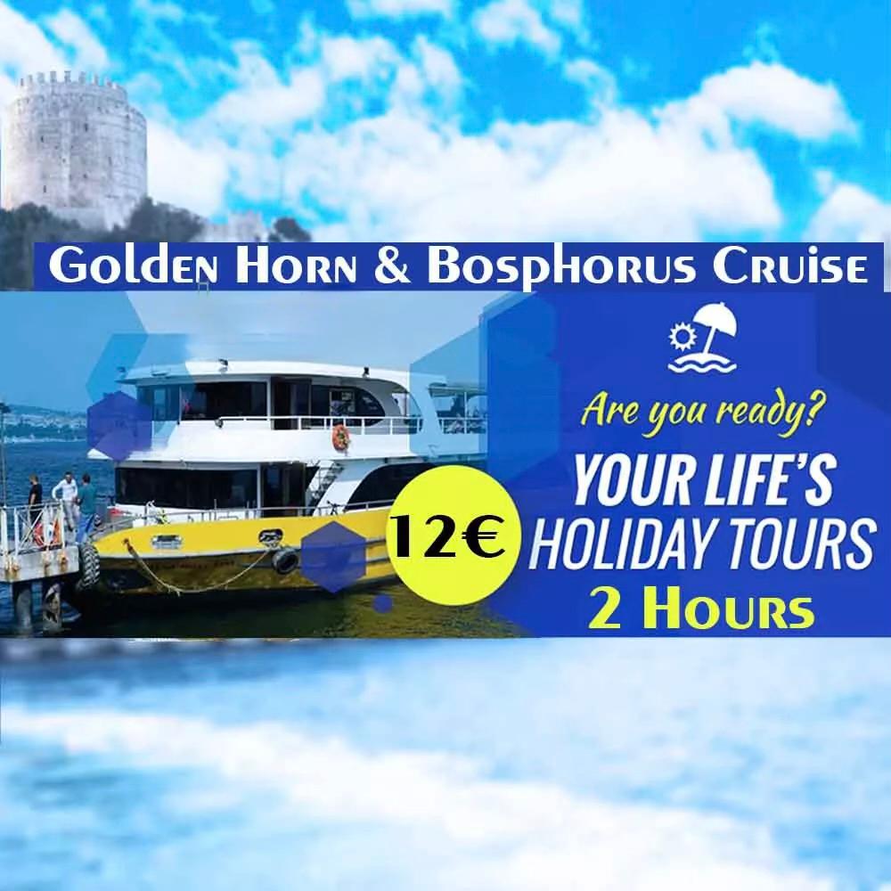 GOLDEN HORN & BOSPHORUS CRUISE TICKET in Istanbul